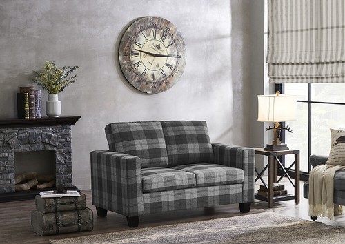 Seater velvet fabric sofa - seater,