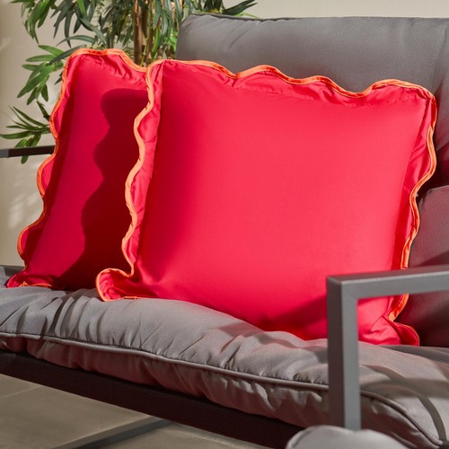 Ohs scalloped garden cushion - scalloped,