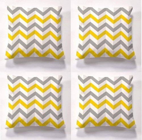Chevron cushions with inner - 4,