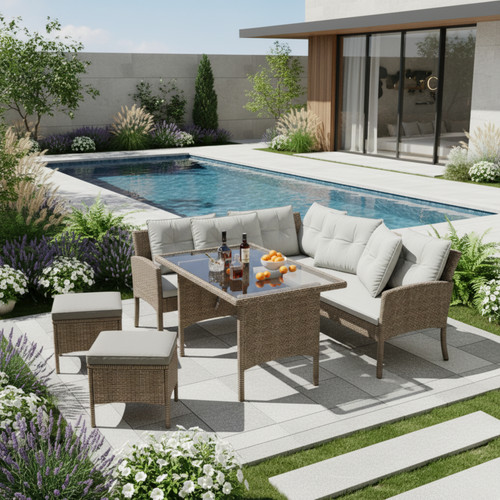 Rattan outdoor garden - rattan,