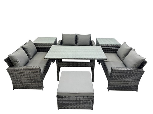 Fimous seater wicker pe - fimous, 6-8