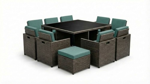 16pc rattan garden furniture - garden,