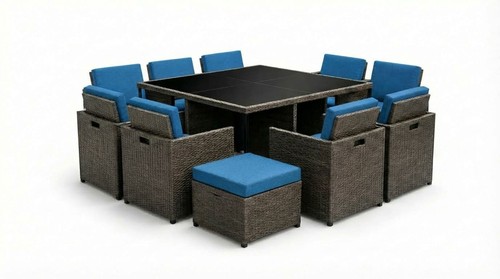 16pc rattan garden furniture - rattan,