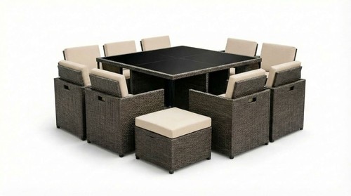 16pc rattan garden furniture - garden,